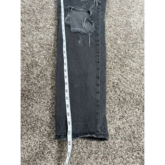 BDG Urban Outfitters Mom Jeans High Rise Distressed Ripped Gray Women’s Size 28 - Picture 10 of 14